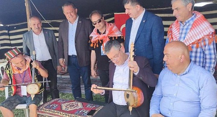 CHP Grup Başkanvekili Özel Kemer Belediyesi Yörük Çadırında