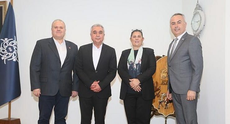 CHP ve İYİ Parti Nazilli İlöe Başkanlarından Başkan Çerçioğlu’na Ziyaret