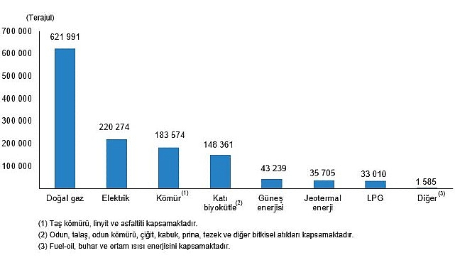 TÜİK: Hanehalkı Nihai Enerji Tüketim İstatistikleri, 2022