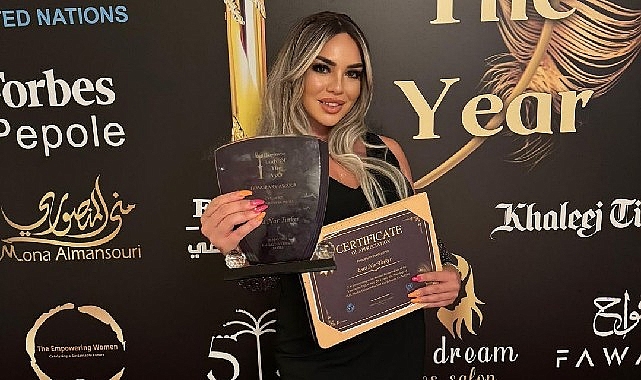 Ünlü Influencer'a Dubai'den Ödül